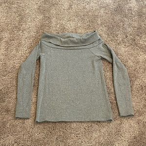 JCrew off the shoulder shirt